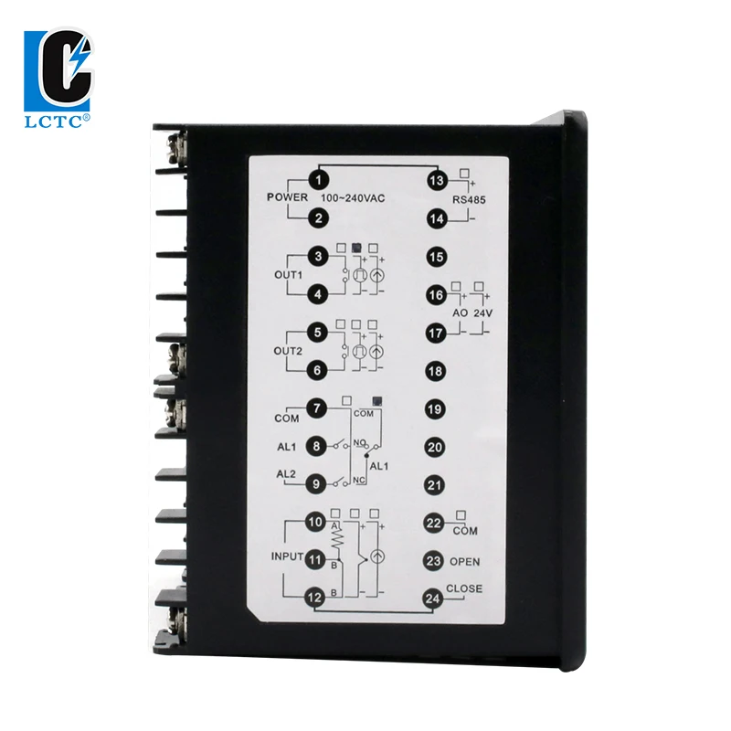 50 segmenti rampa programmabile soak 96x96 TC/RTD input 96x96mm SSR/relè/uscita 4-20mA LCD intelligent pid temperature controller