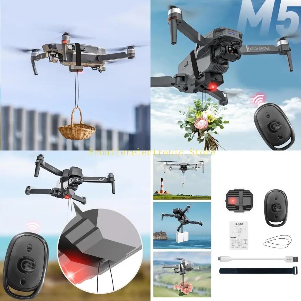 G8DB Airdrop System with Remote Control & Cable for Mavic 3/Mini 3 Air 2 2S Gift Delivery/Transport Device/Wedding