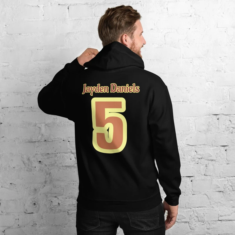 

2025 Autumn and Winter Jayden Daniels Unisex Hoodie High-end Luxury Is for Both Men and Women Top Y2k
