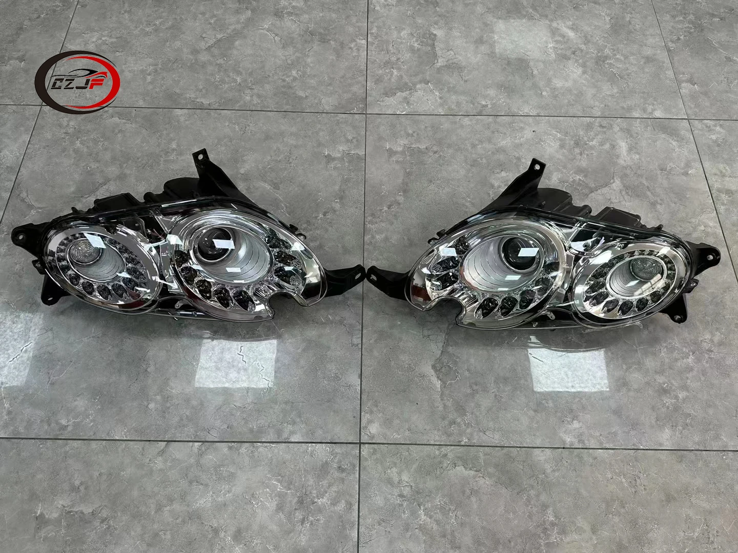 CZJF الإضاءة الأمامية الأصلية مع 12 فولت لمبة رئيس مصابيح المصابيح الأمامية ل بنتلي GT 2012 2013 2014 2015 2016 2017 2018 2019