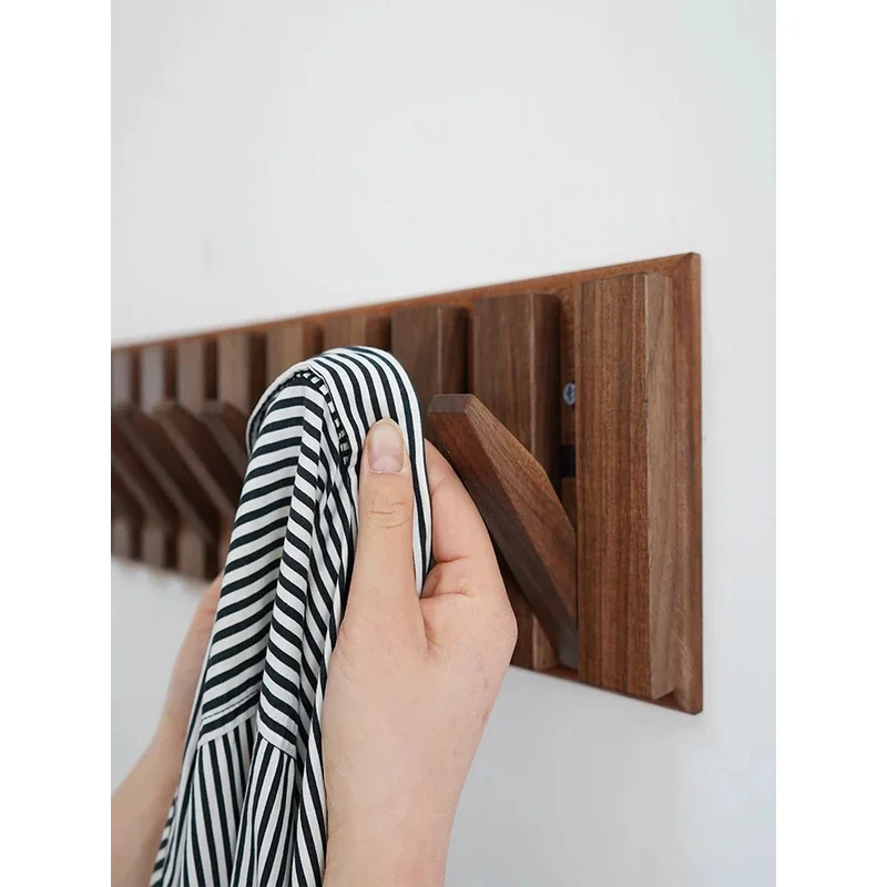 

Solid wood , wall hanging, wooden , creative decorations, row hooks, entryway hangers, can hide coat racks
