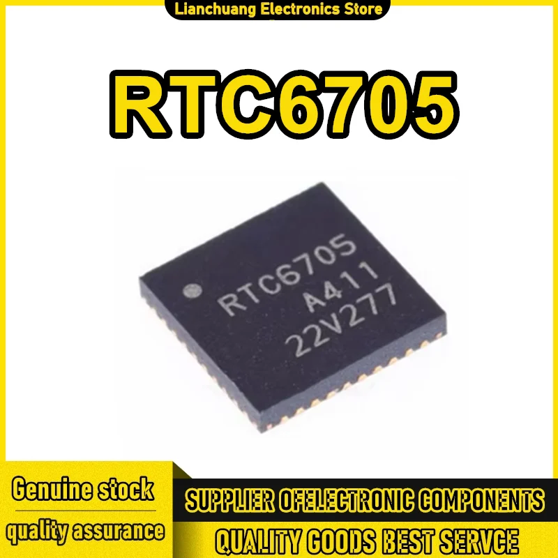 

Новый оригинальный чип беспроводной аналоговой передачи видео RTC6705 QFN40 5,8G RTC6705A