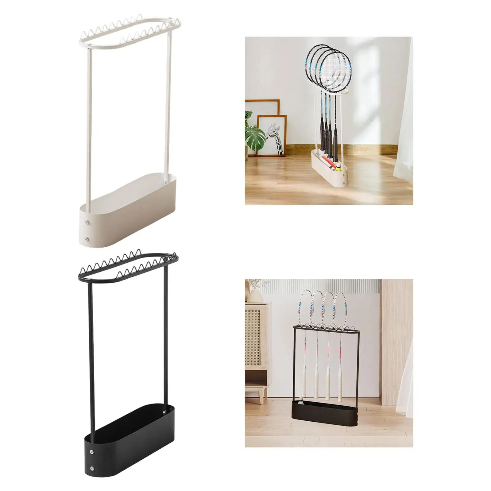 

Стеллаж для хранения ракеток для бадминтона, подставка для дисплея, сверхмощный держатель для теннисных ракеток