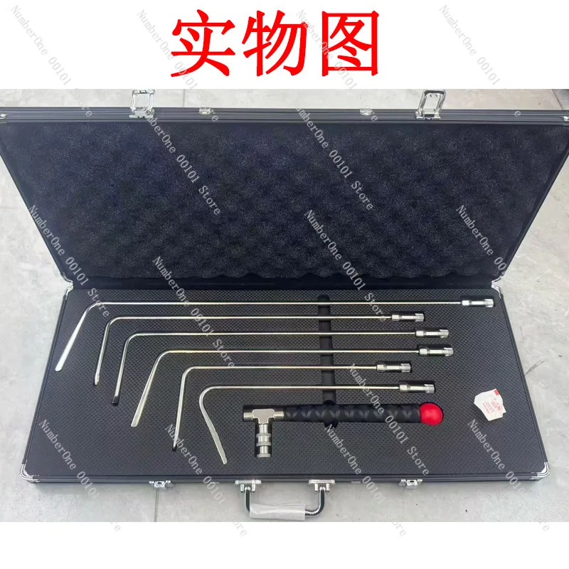 7-Piece Car Dent Repair Hook Tool Set, Quick Release Dent Removal Kit with Replaceable Handle, Sheet Metal Pry Bar