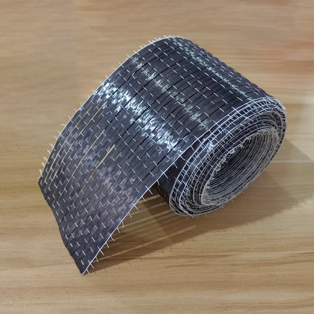1m 12k 300g UD Carbon Fiber Fabric Unidirectional Cloth For Building And Bridge Construction And Repair Reinforcement Materials