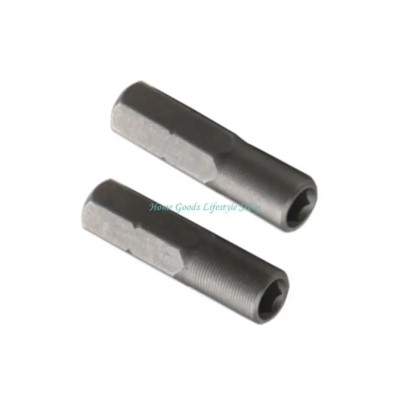 E74E 2pcs от 6,35 мм до 4 мм адаптер отвертки с магнитной гнезда