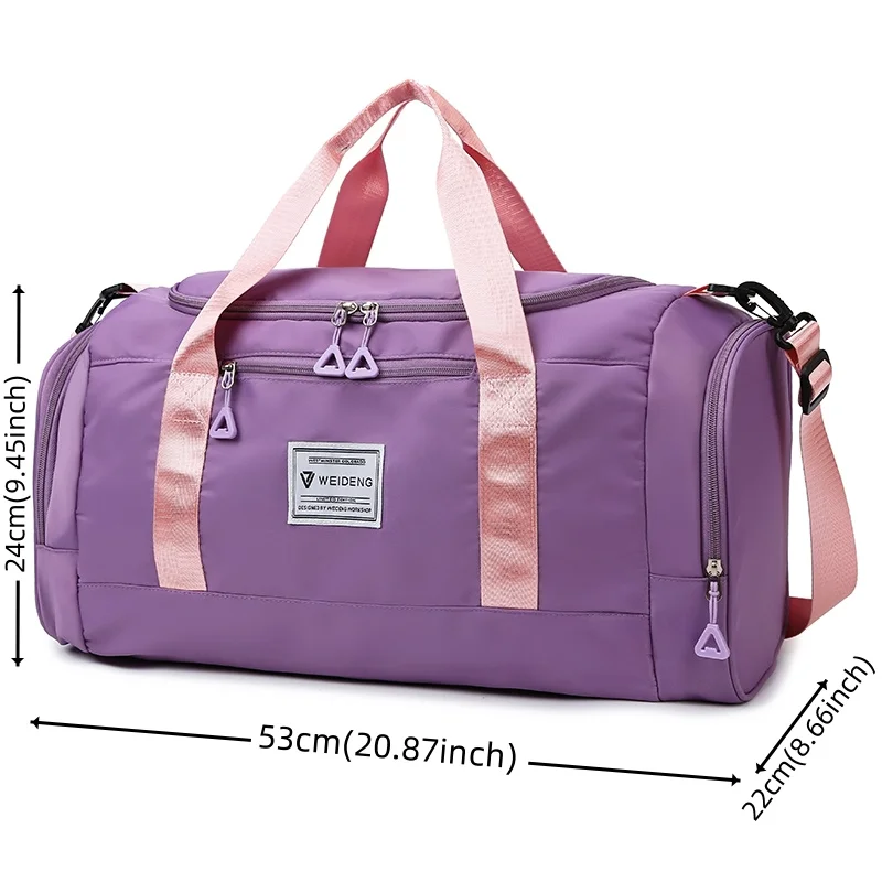 Bolsos de viaje de ocio para mujer, bolsos de hombro femeninos de alta calidad, impermeables, Oxford, bolsos cruzados de gran capacidad para damas