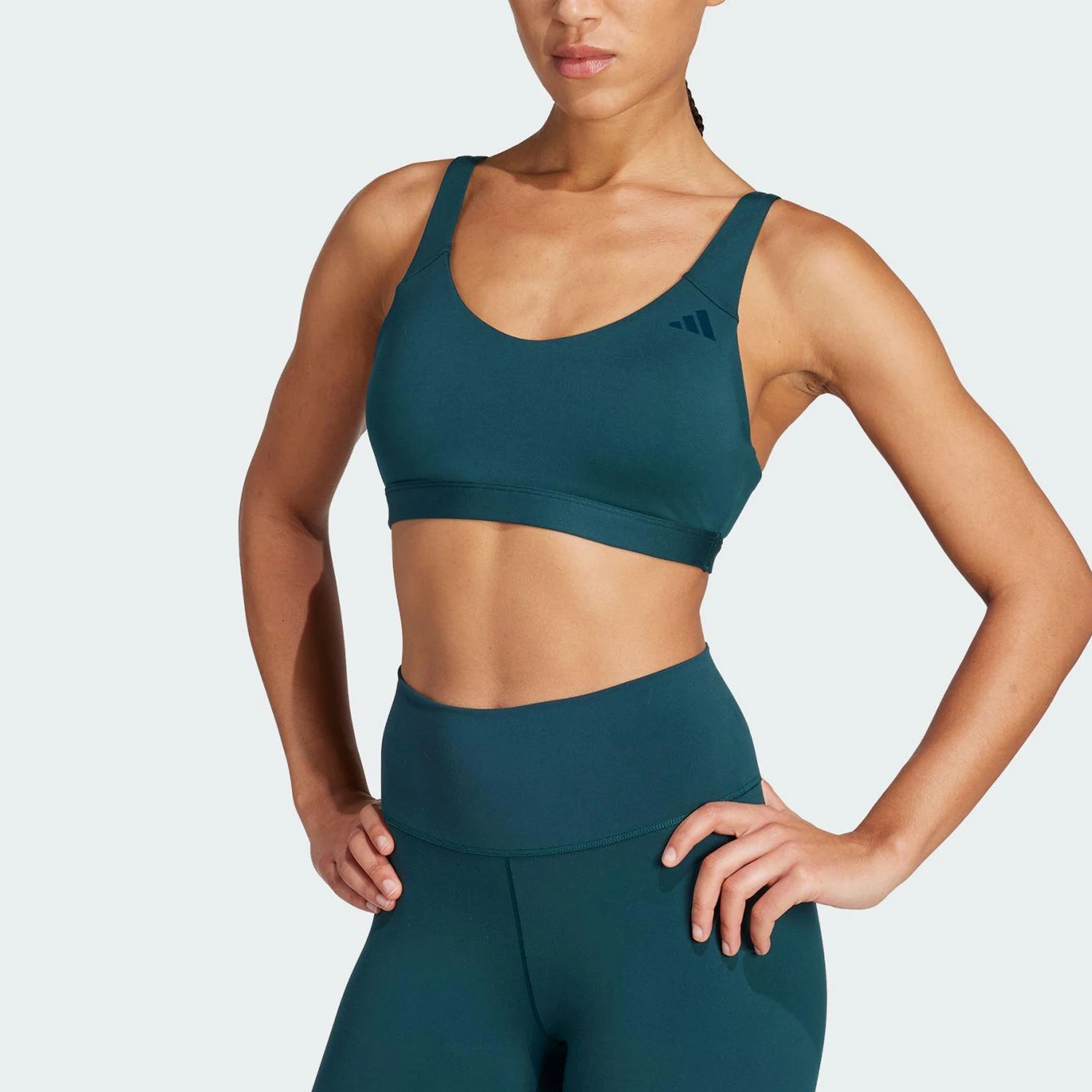 

Adidas genuine 2025 Summer Women's Yoga Training Sports Bra JL5492