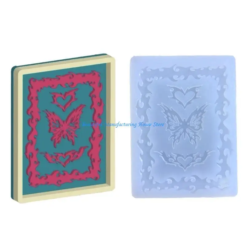 

E56A Resin Art Mold Crystal Silicone Mold Epoxy Resin Keychain Pendant Mold