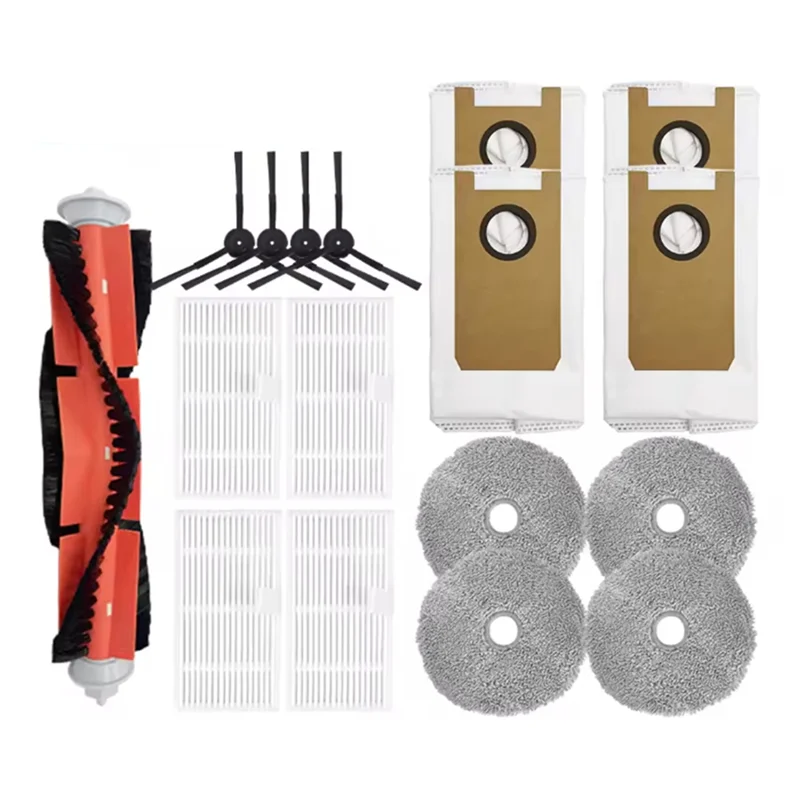 B15C ل Uwant U200/U200 Pro/ 2 Plus/U250 فرشاة مكنسة كهربائية فلتر HEPA ممسحة القماش كيس لجميع الغبار استبدال أجزاء