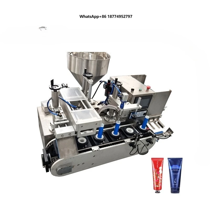 Automatic Ultrasonic Toothpaste Tube Filling Sealing Machine Shaving Gel Tube Filler Sealer