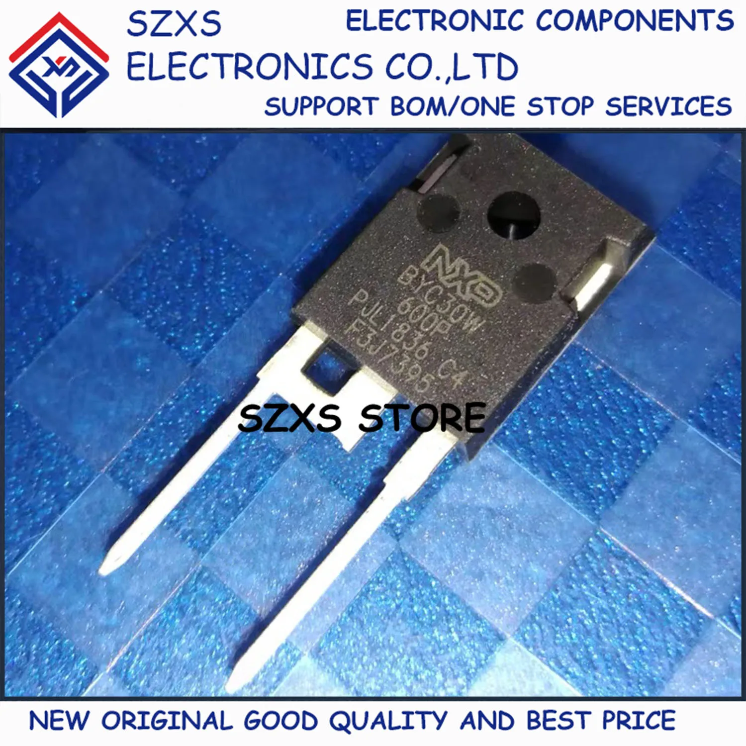 

New Original 10Pcs BYC30W-600P TO-247 30A 600V Fast Recovery Diode In Stock Electronic Components Good Quality
