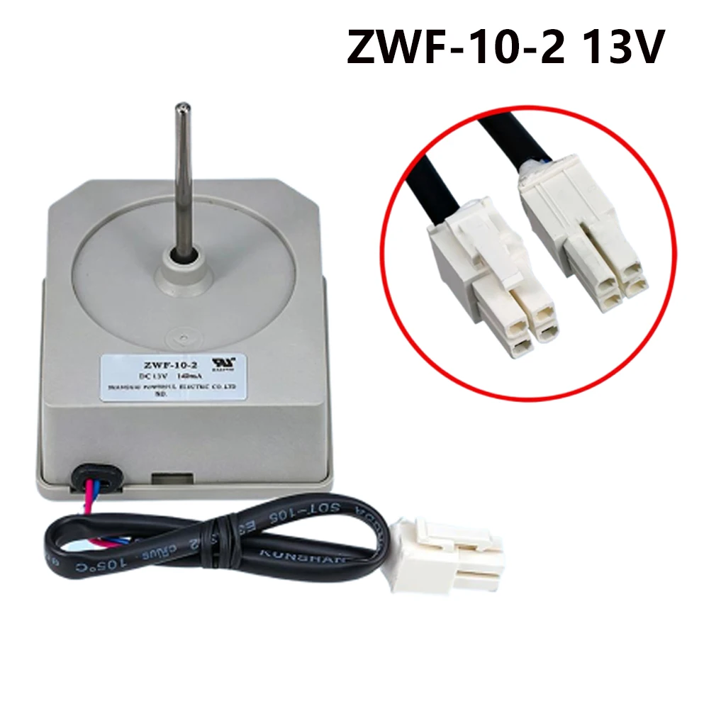 

1 PCS Refrigerator Fan Motor For Ronshen Refrigerators ZWF-10-2 DC 13V 140mA C0937.4.4 Fan Cooling Motor Accessories Parts