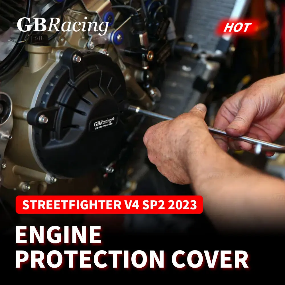 

GB Racing Engine Cover Set For DUCATI Streetfighter V4 2023 Alternator Clutch Pump Protect Cover Accessories
