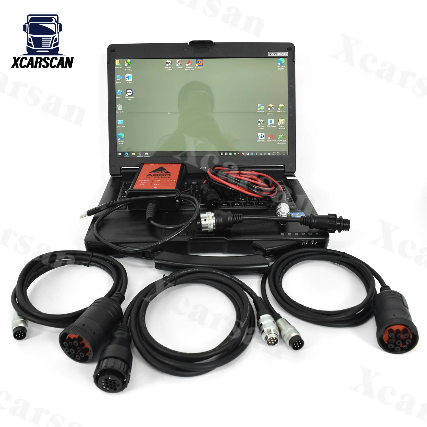 

CF53 Laptop Electronic Tractor For OEM AGCO Diagnosis Tool Heavy Duty AGCO CANBOX FENDT FenDias Electronic Diagnostic Tool
