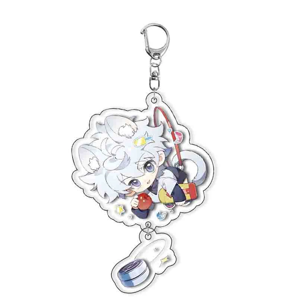 Anime HUNTER×HUNTER GON FREECSS Killua Zoldyck Cosplay Costume Acrylic Key Chain Keychain Pendant Prop Accessories Gift