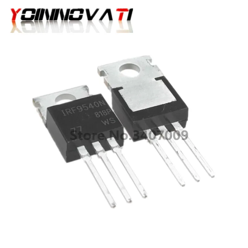 50PCS IRF9540N IRF9540NPBF IRF9540 TO-220 MOSFET MOSFT PCh -100V -23A 117mOhm 64.7nC