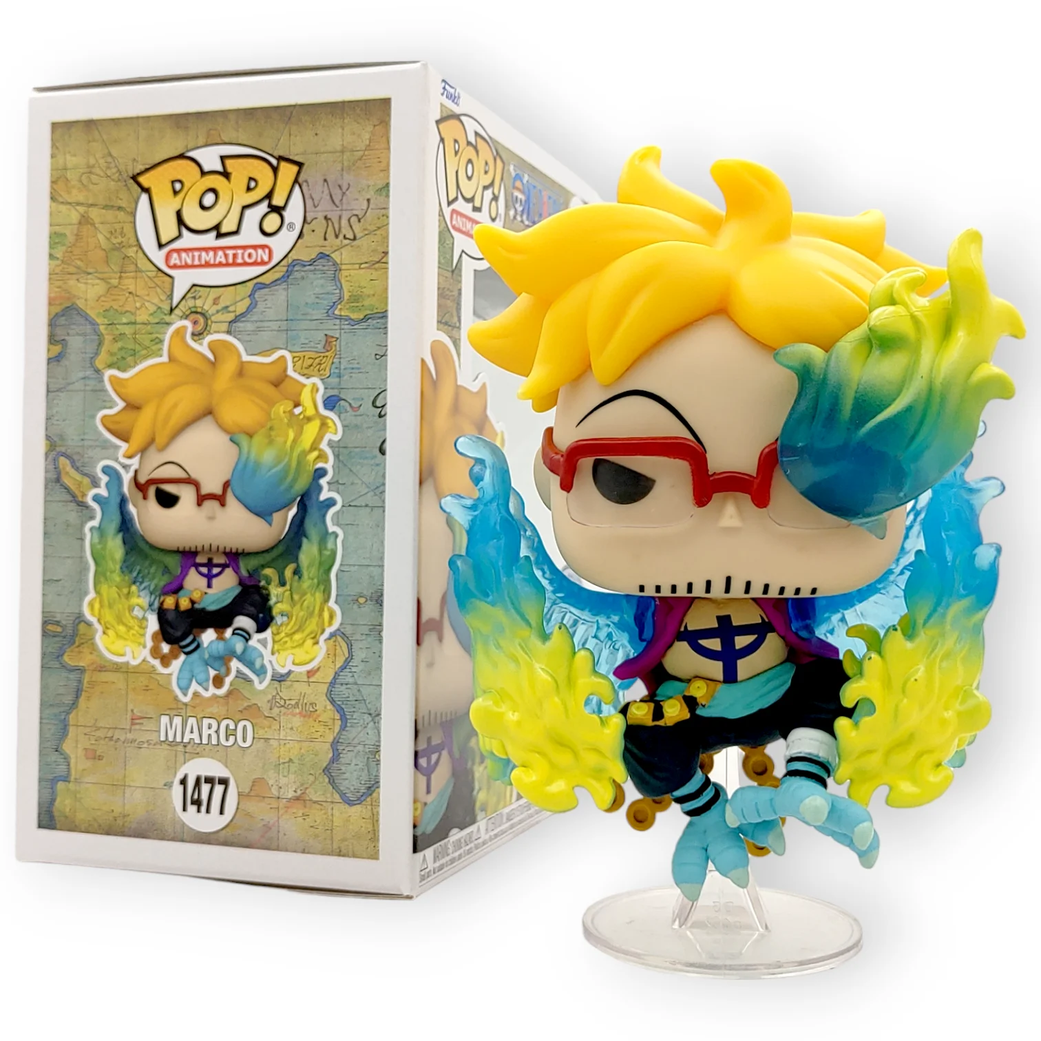 Marco de una pieza # 1477 Figura Funko Pop Exclusiva Edición Limitada Genuino Recoger Adorn Figuras de Anime Fans Juguete para Regalo + Protector