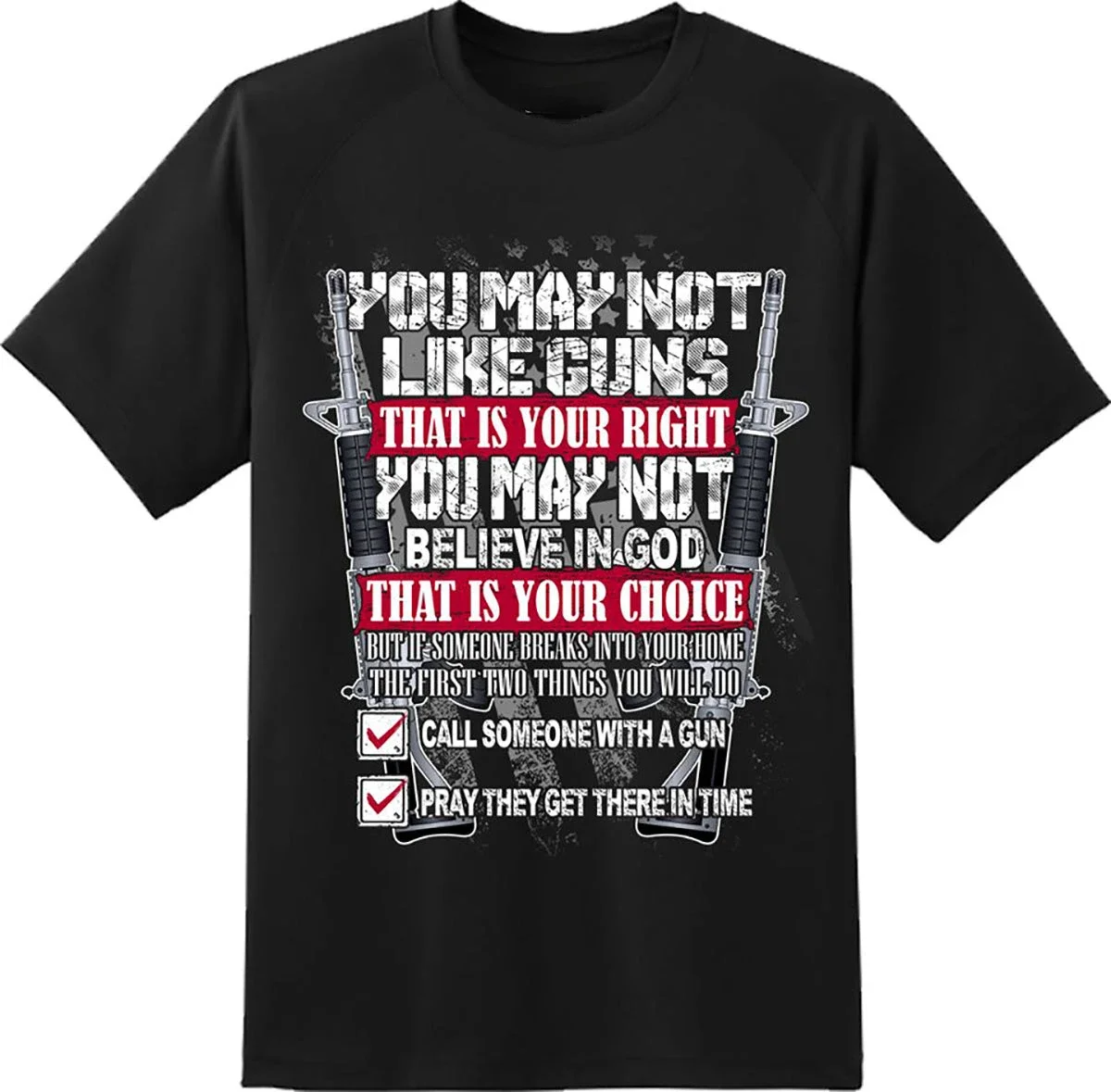 

Футболка You May Not Like Guns Patriotic American 2nd Amendment, 100% хлопок, с круглым вырезом и коротким рукавом, летняя повседневная мужская футболка