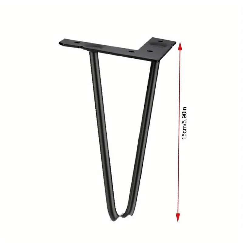 2pcs Furniture DIY Dresser Stand Table Heavy Duty Metal Furniture Legs Rubber Floor Protectors Cabinet Legs Sofa Legs Dresser