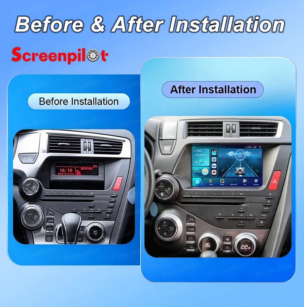 Android 16 For Citroen DS 5 DS5 508 2011-2018 Car Radio Stereo Head Unit Multimedia Video Player GPS Navigation 7 Inch 5G 8 Core