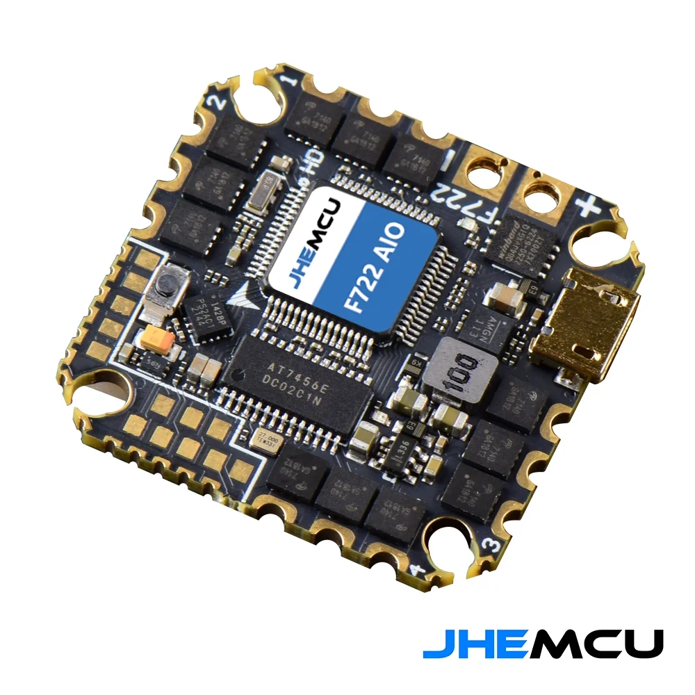 NEW JHEMCU GHF722AIO-HD 40A AIO Flight Control ESC All-in-One 2-6S  For FPV Freestyle CinewhoopFPV Racing Traversing Machine