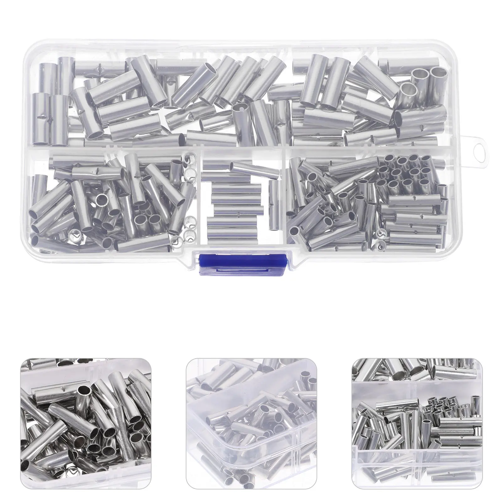 200Pcs Wire Connectors Copper Terminals Assortment Kit 22-18Awg 16-14Awg 12-10Awg Automotive Marine Electrical Butt Splice