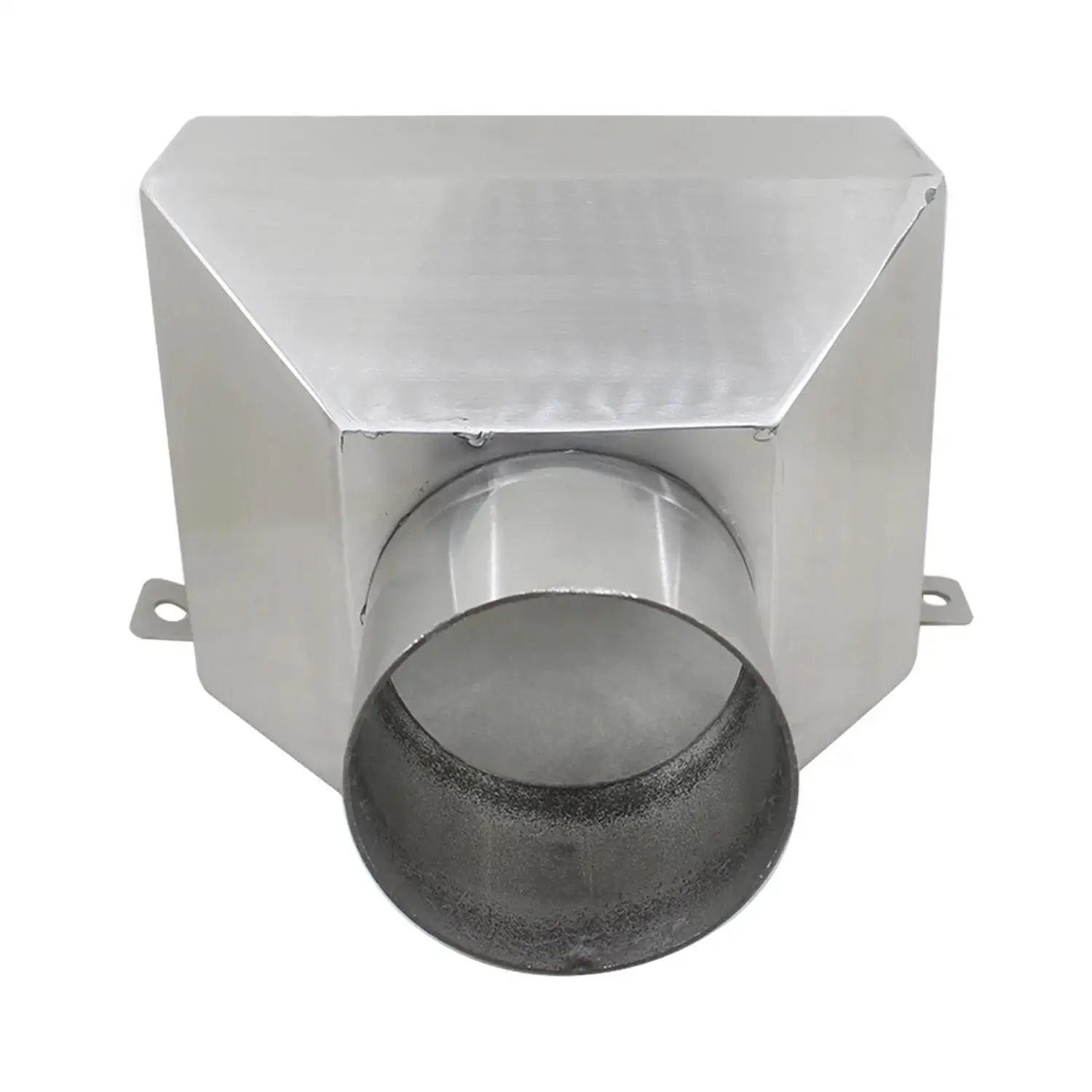 New Side Inlet Rainwater Hopper For Stainless Steel Square Funnel Siphon Rainwater Discharge Downspout Hopper Drain Accessories