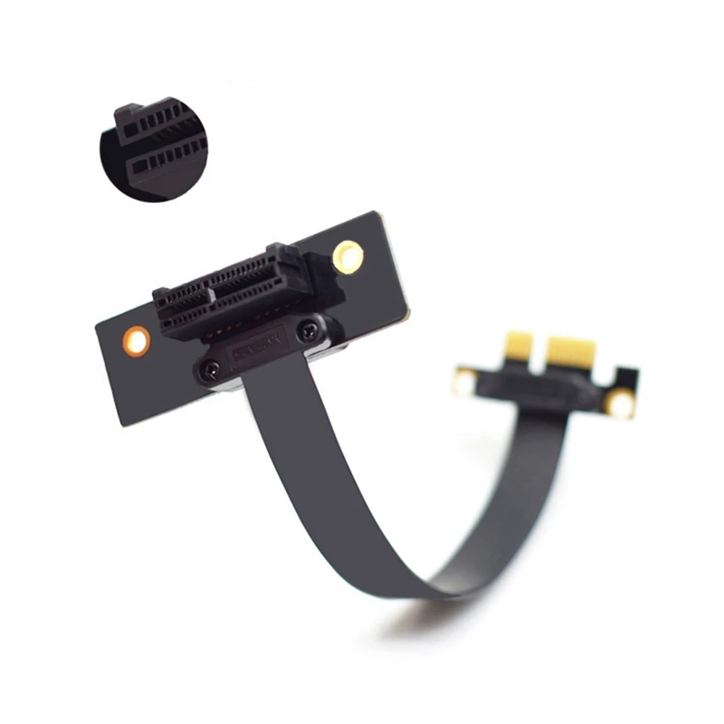 حار TTKK 2X PCIE PCI الناهض PCI-E اكسبرس الناهض بطاقة PCIE X1 تمديد كابل ل اللوحة موسع محول كابل محول 20C