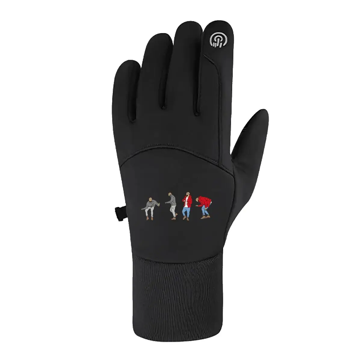 

Drake Dance Meme Art Cycling Gloves Winter Touch Screen Bicycle Gloves