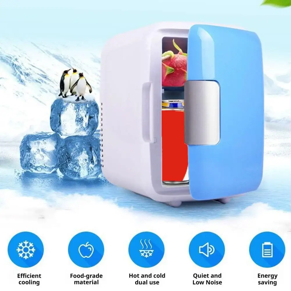 4L Mini Car Portable Refrigerator Design Popular Refrigerator Car Home Hot And Cold Dual-purpose Refrigerator For Camping Travel