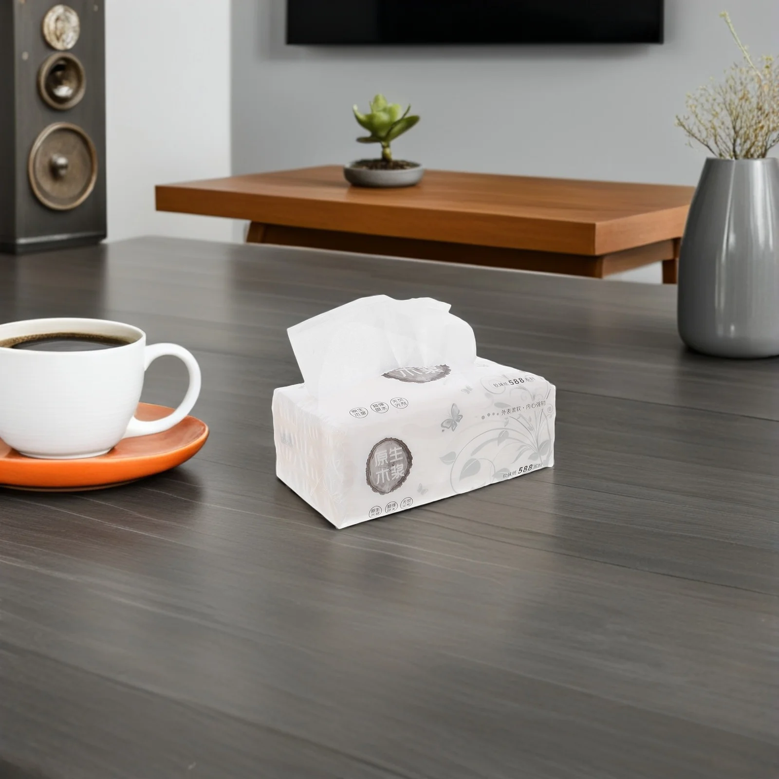 8 قطعة مناديل ورقية مصنوعة من لب الخشب ناعمة وآمنة للبشرة الحساسة متعددة الاستخدام للمنزل والفندق ومطعم البار والأماكن العامة