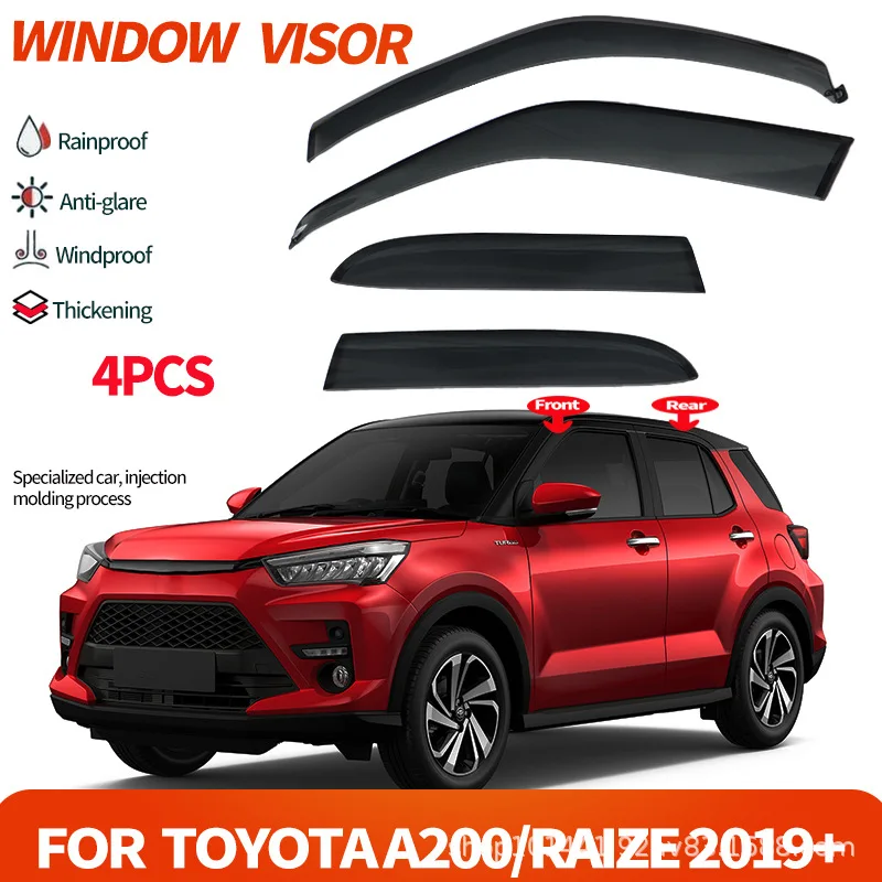 

Suitable for Toyota Raize GR 2019-2023+ Car Weather Shield Window Auto Accessories Hot Selling