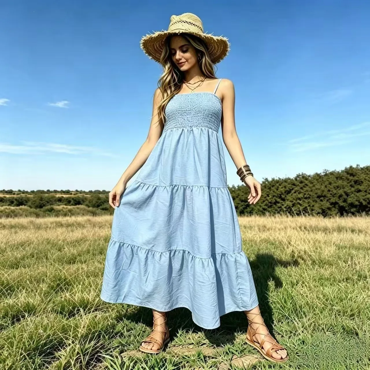 Women's Casual Dresses Roupas Feminina 2026 Spring New Models, European And American Women's Temperament Fashionable And Elegant