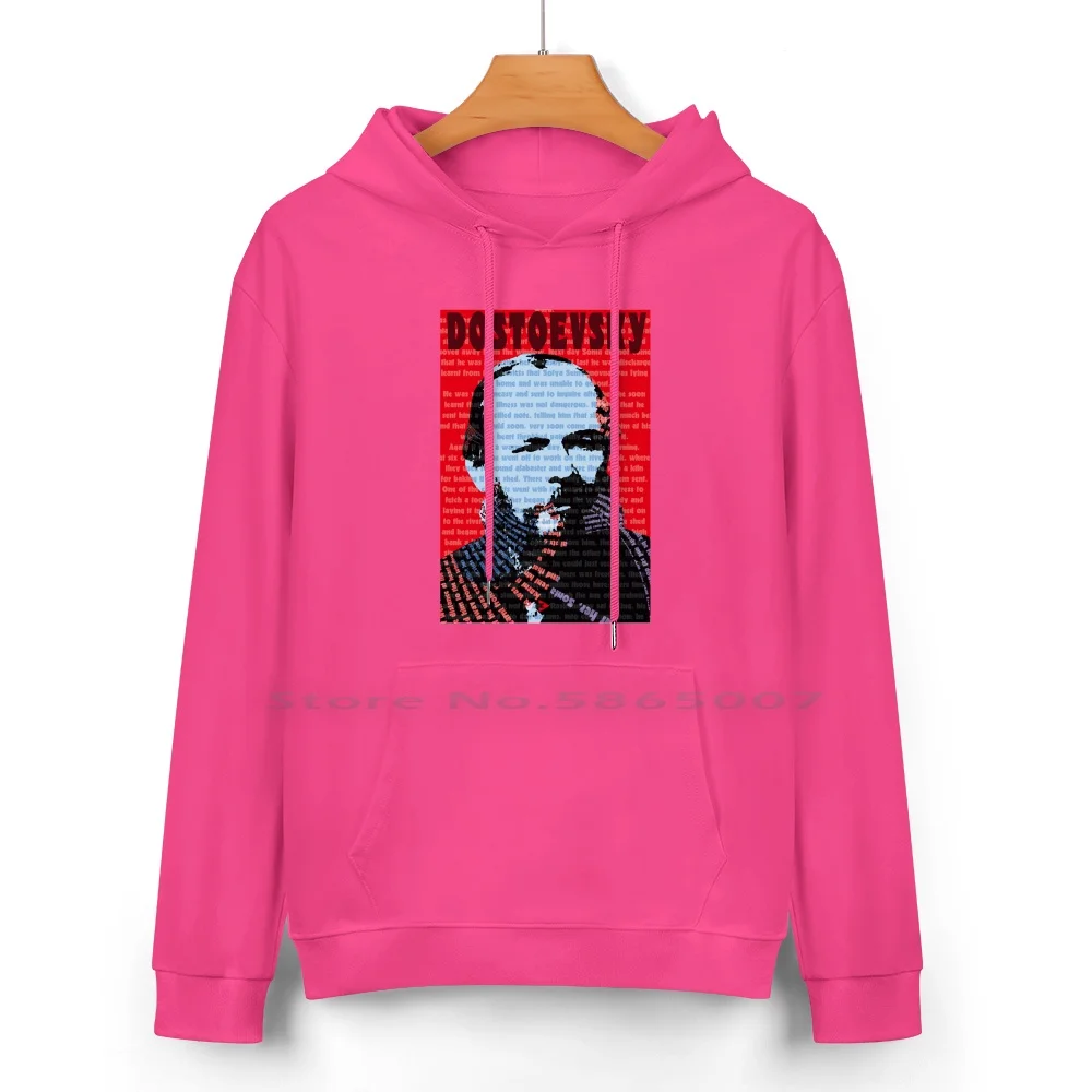 Fyodor Mikhailovich Dostoevsky In Red Pure Cotton Hoodie Sweater 24 Colors Fyodor Mikhailovich Dostoevsky Dostoyevsky Russian