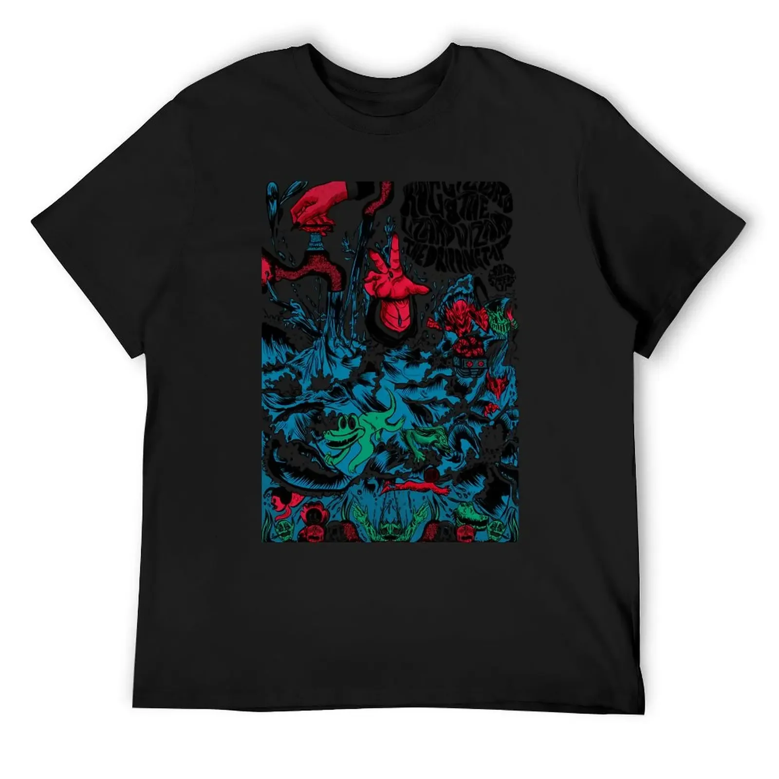 

King Gizzard and the Lizard Wizard - The Dripping Tap T-Shirt anime t shirts summer top mens graphic t-shirts funny
