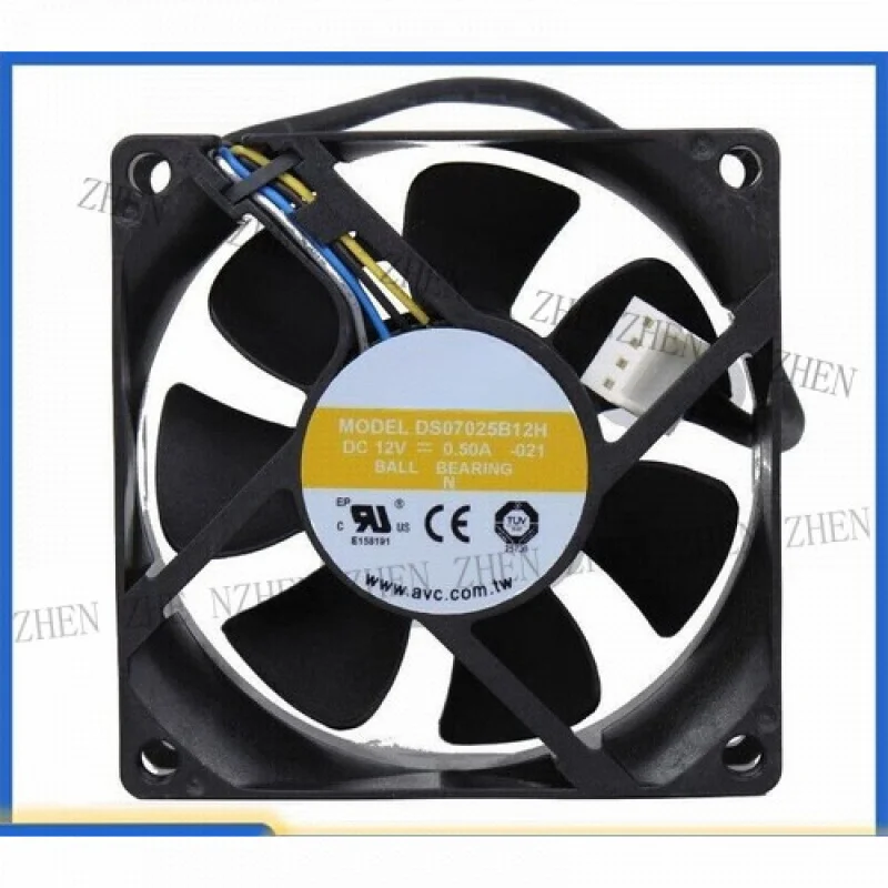 

1 шт. Новый вентилятор охлаждения DS07025B12H 12V 0.5A 7025 7 см 4-контактный