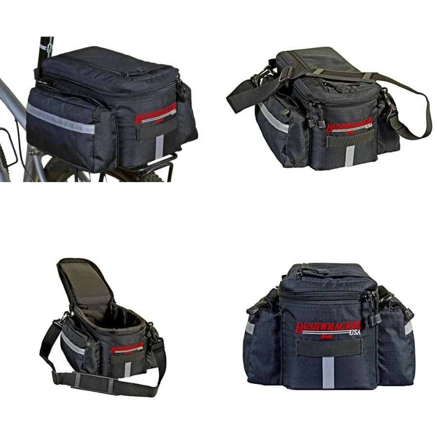 

Mesa Large Insulated Bike Rack Trunk Bag, Rear Bicycle Cooler Cargo Storage with Padded Interior, Reflective Trim, Water Resist