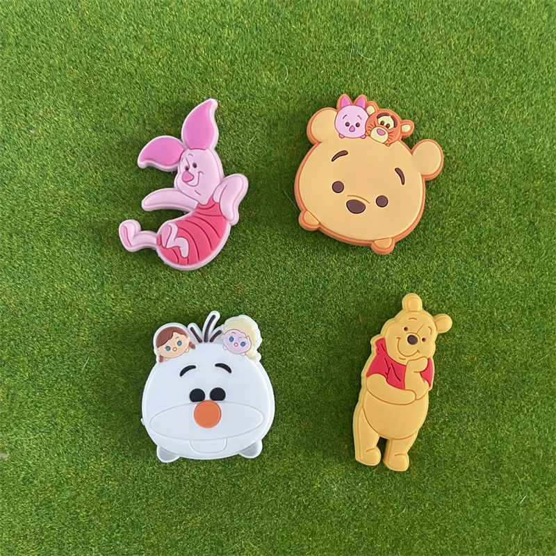 

Disney Refrigerator Sticker Toys Cartoon Figure Winnie The Pooh Piglet Olaf Figure Doll Fridge Magnet Collect Ornaments Gifts