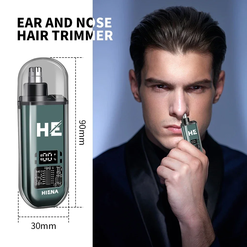 Electric Nose Hair Trimmer Rechargeable Mini Pocket Nose Ears Hair shaving Eyebrow Trimmers Clipper Wet and Dry haircut image 4