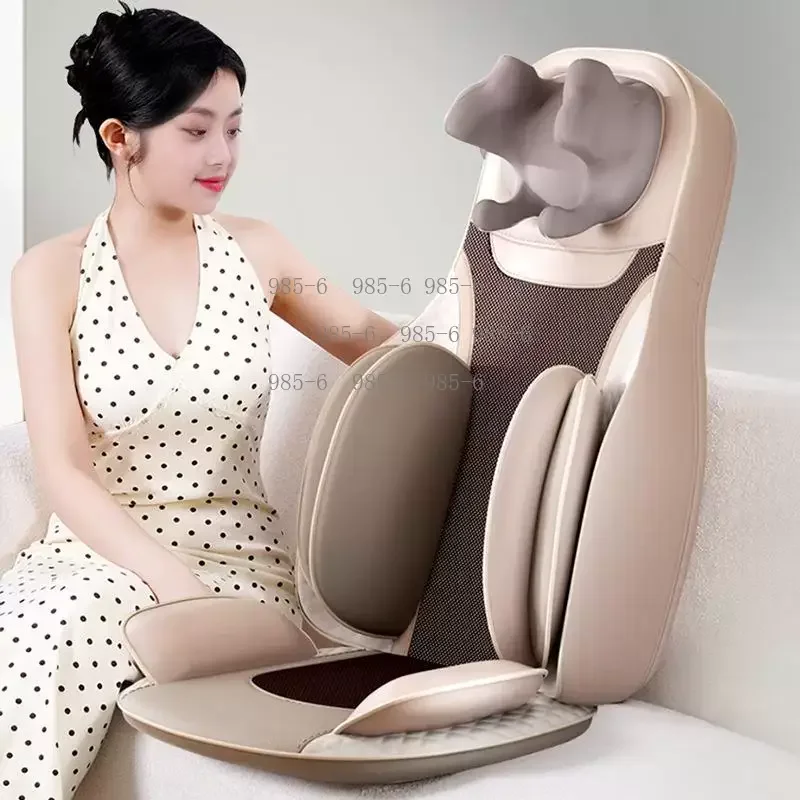 Multifunctional Massage Cushion, Vibration & Heating for Shoulder Neck Cervical and Lower Back