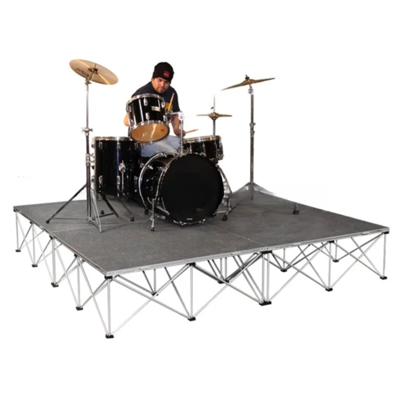 New drummer riser / aluminum DJ portable stage truss customized