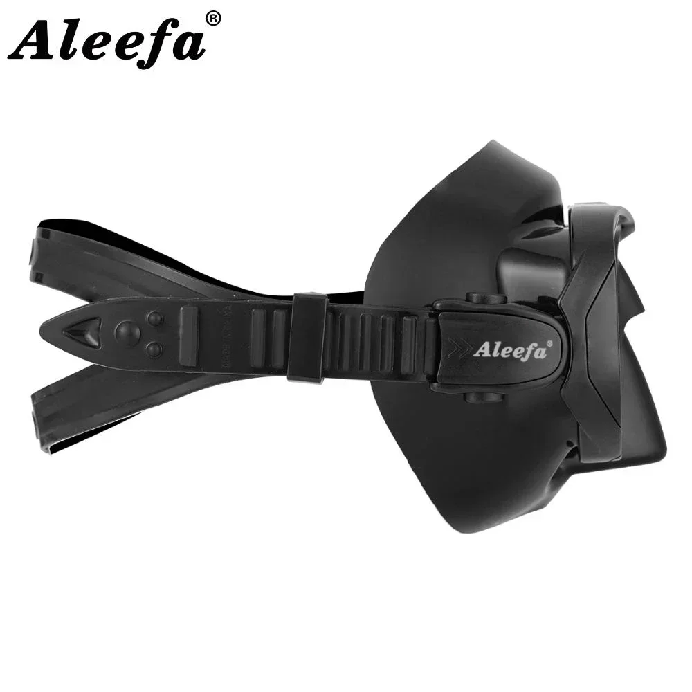 Hyperopia Diving Mask with Tempered Glasses Lens. Antifog Spray,Farsighted Dive Glasses swimming Goggles with nose cover