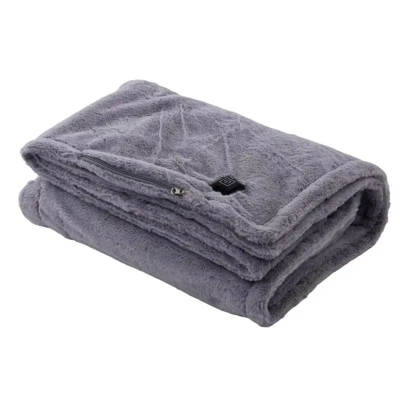 

Пледы с подогревом 59x33,5 дюймов, теплые одеяла для сна, пончо, регулируемое электрическое одеяло, дышащее носимое одеяло для