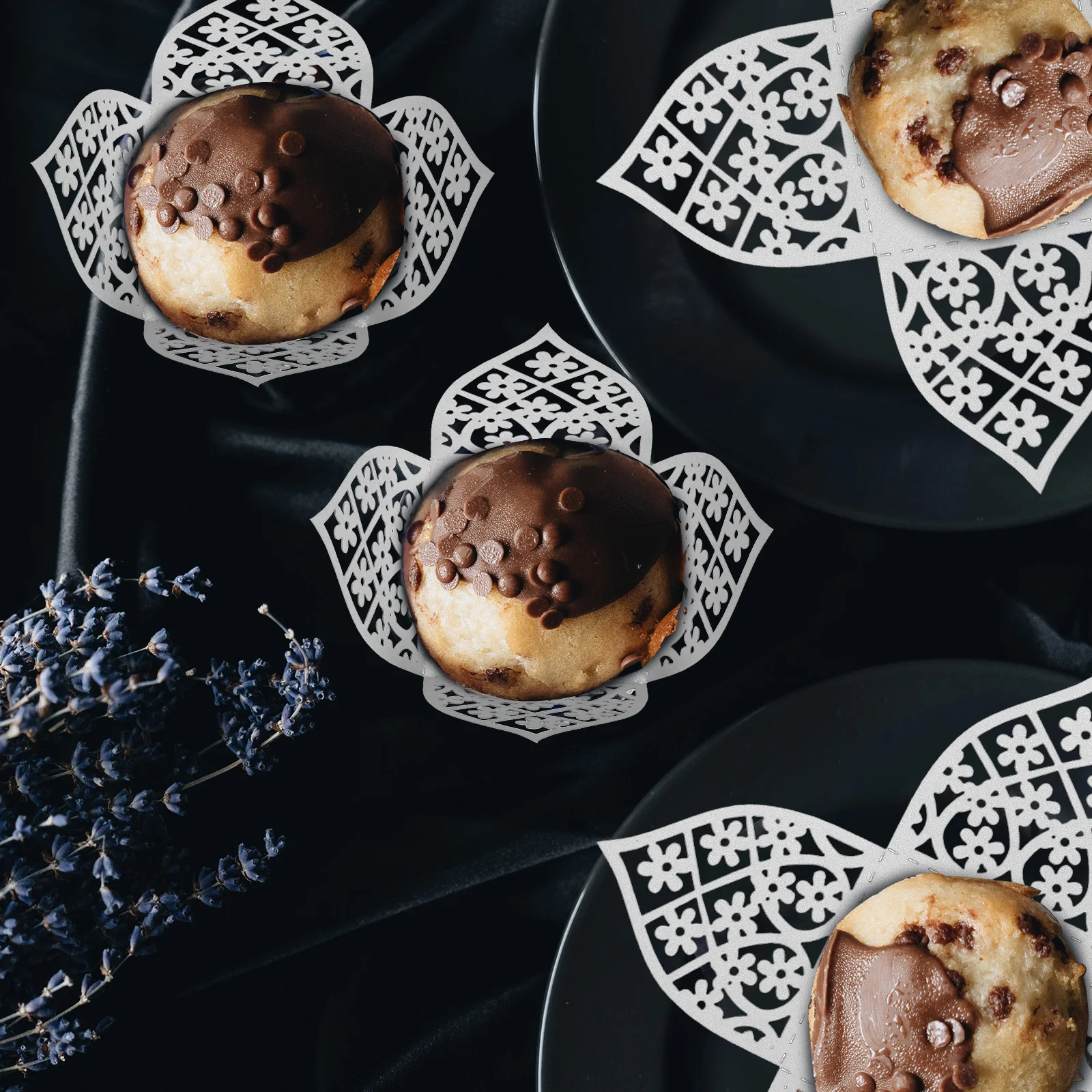 

Коробка конфет, свадебные принадлежности, шоколадные бумажные вкладыши, чашки для трюфелей, полый дизайн, упаковка для упаковки, декоративная упаковка для шоколада