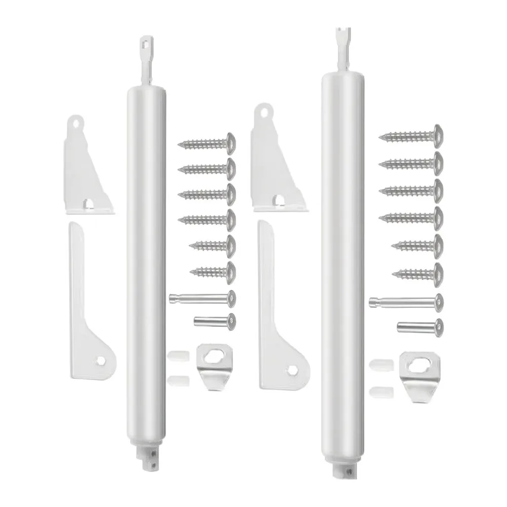 Screen Door Closer for Sliding Doors with Effortless Closing White Aluminum 3.9 L x 1.6 W x 13.4 H Indoor Outdoor Ready
