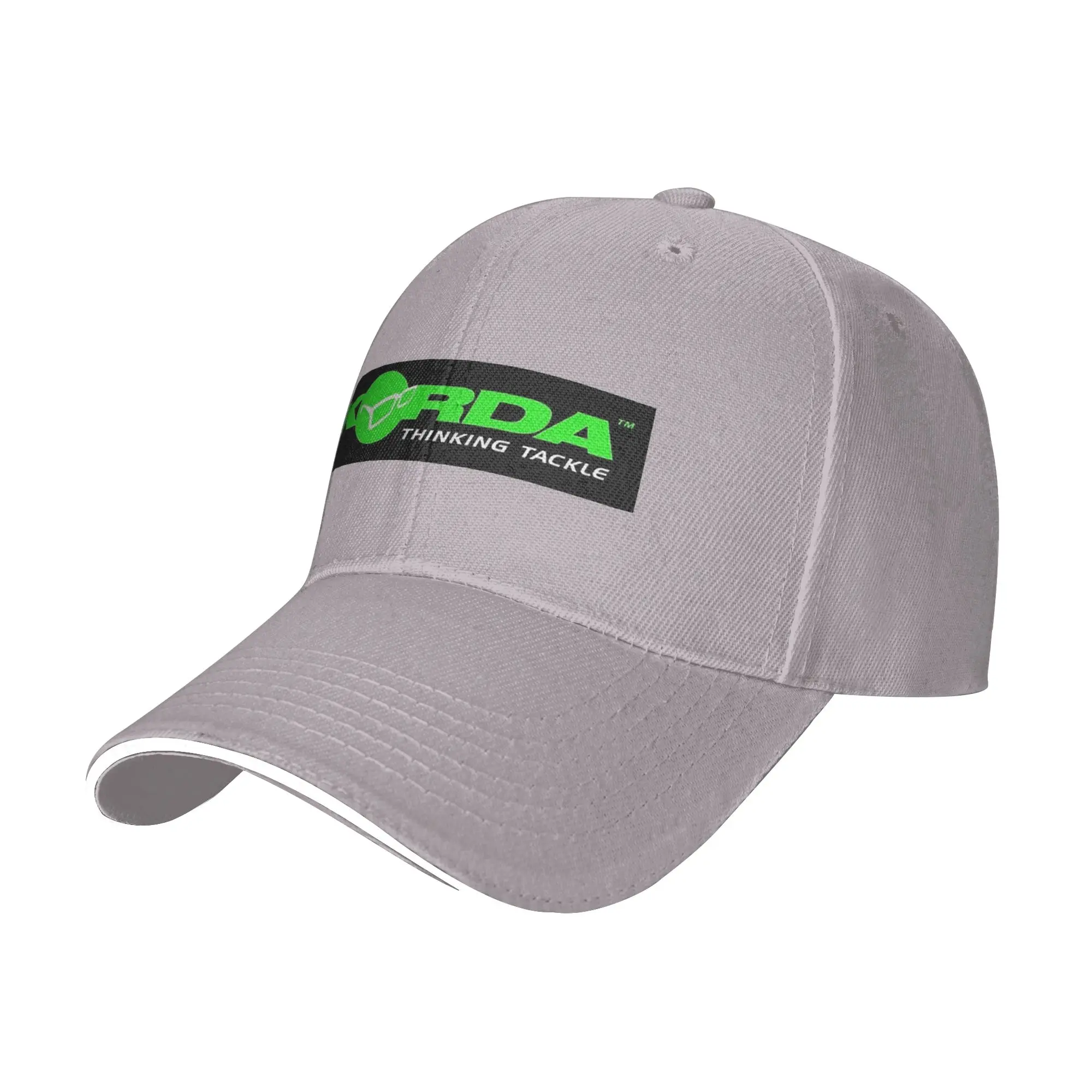 Korda Fishing Logo Fish Carp Fisherman Gift Cap Baseball Caps Adjustable Hat Hip Hop Summer Unisex Baseball Hats Customizable
