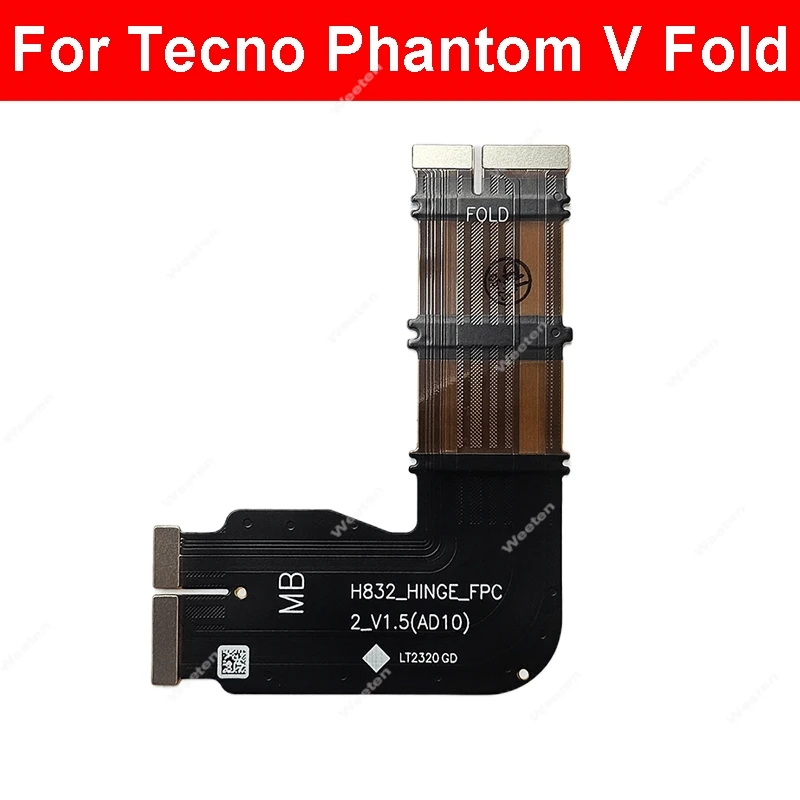 Motherboard LCD Display Screen Connector Flex For Tecno Phantom V Fold AD10 Spin Axis Flex Cable Repair parts image 2