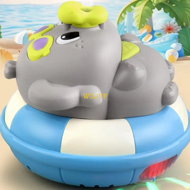 W3JF الكهربائية الدورية الفيل تهب الكرة لعبة الحسية اللعب الموسيقى انزلاق لعبة السيارة