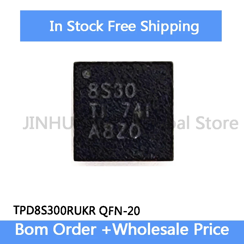5-20PCS TPD8S300RUKR 8S30 BS30 8S3P 8S3X 8S3O QFN-20 IC In Stock Wholesale
